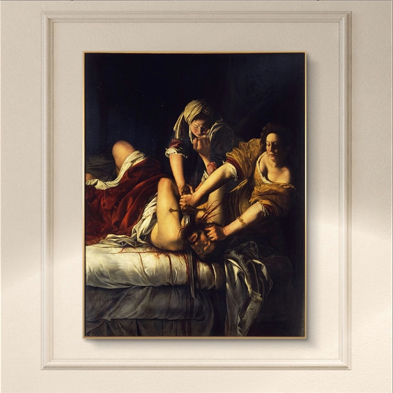 Judith Beheading Holofernes (Artemisia Gentileschi..